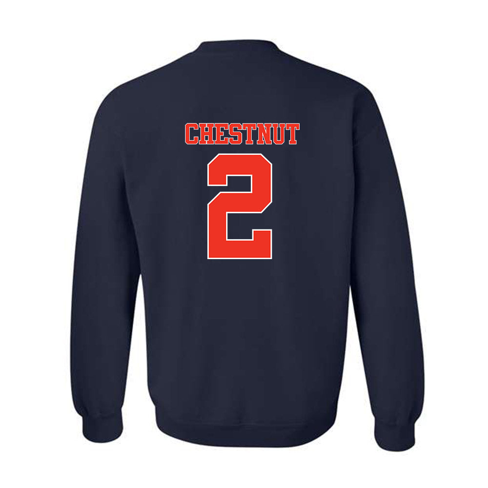 Syracuse - NCAA Football : Duce Chestnut - Classic Shersey Crewneck Sweatshirt-1