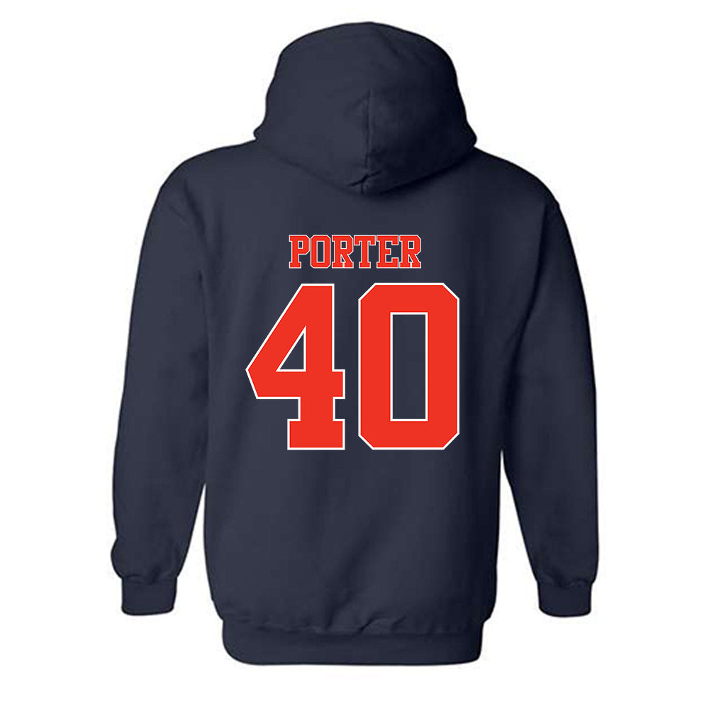 Syracuse - NCAA Football : Tommy Porter - Classic Shersey Hooded Sweatshirt-1