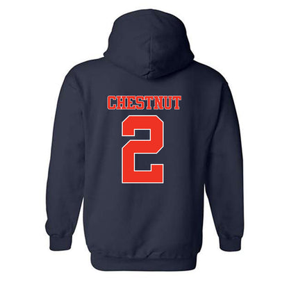 Syracuse - NCAA Football : Duce Chestnut - Classic Shersey Hooded Sweatshirt-1
