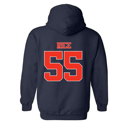 Syracuse - NCAA Football : Zach Rice - Classic Shersey Hooded Sweatshirt-1