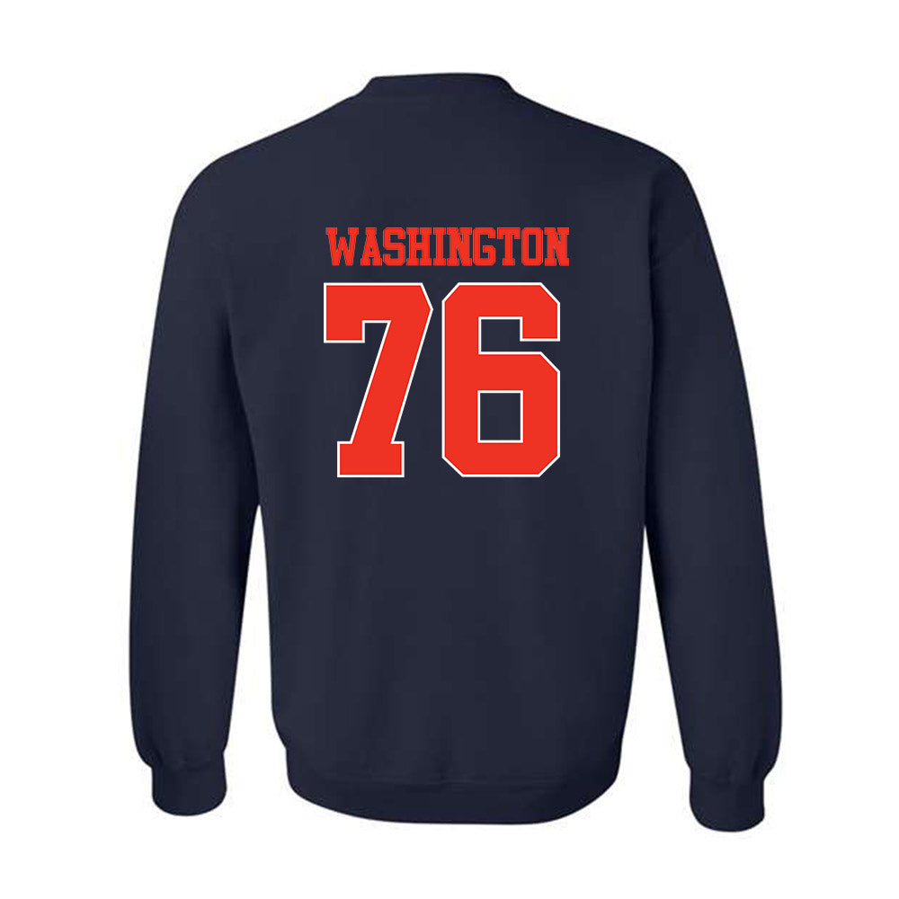 Syracuse - NCAA Football : Byron Washington - Classic Shersey Crewneck Sweatshirt-1