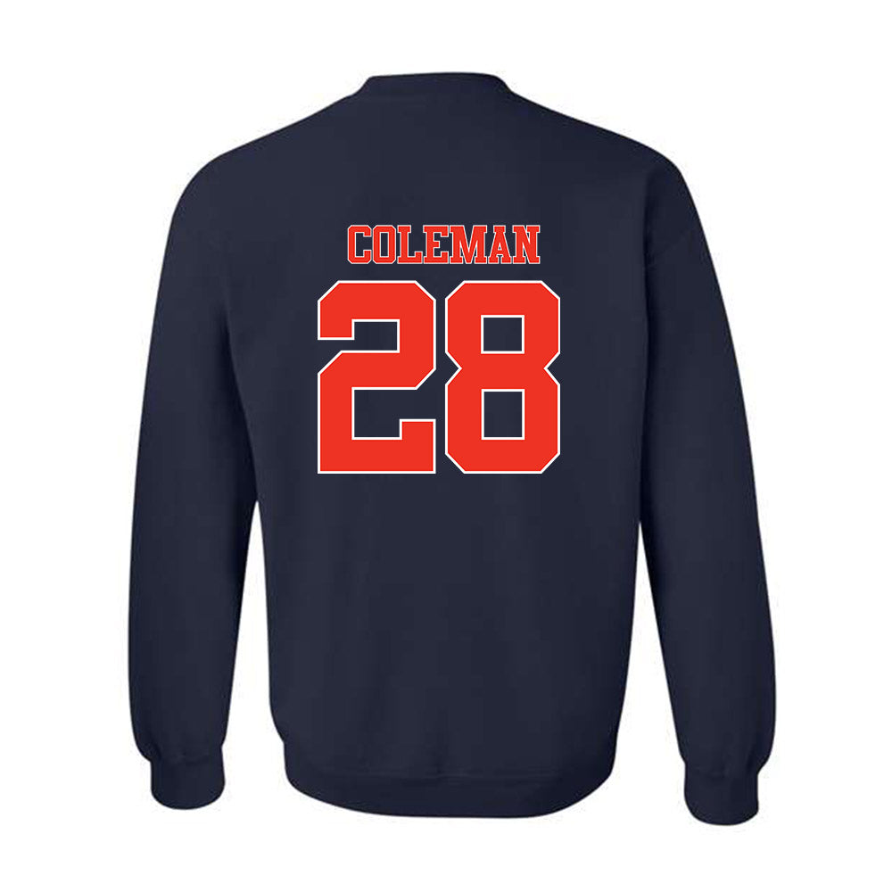 Syracuse - NCAA Football : Malachi Coleman - Classic Shersey Crewneck Sweatshirt-1