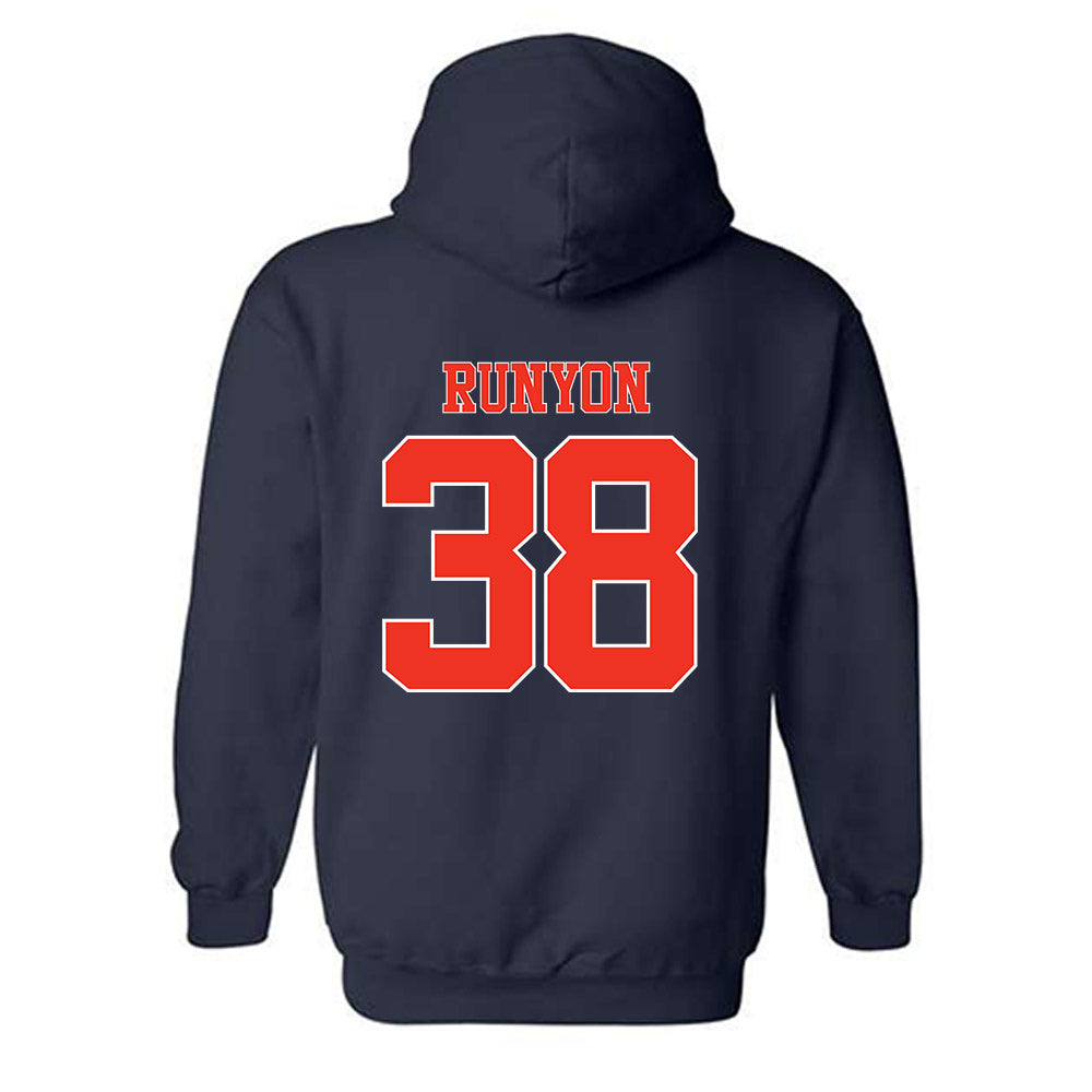 Syracuse - NCAA Football : Max Runyon - Classic Shersey Hooded Sweatshirt-1