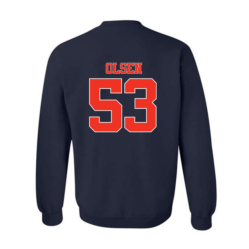 Syracuse - NCAA Football : Ted Olsen - Classic Shersey Crewneck Sweatshirt-1