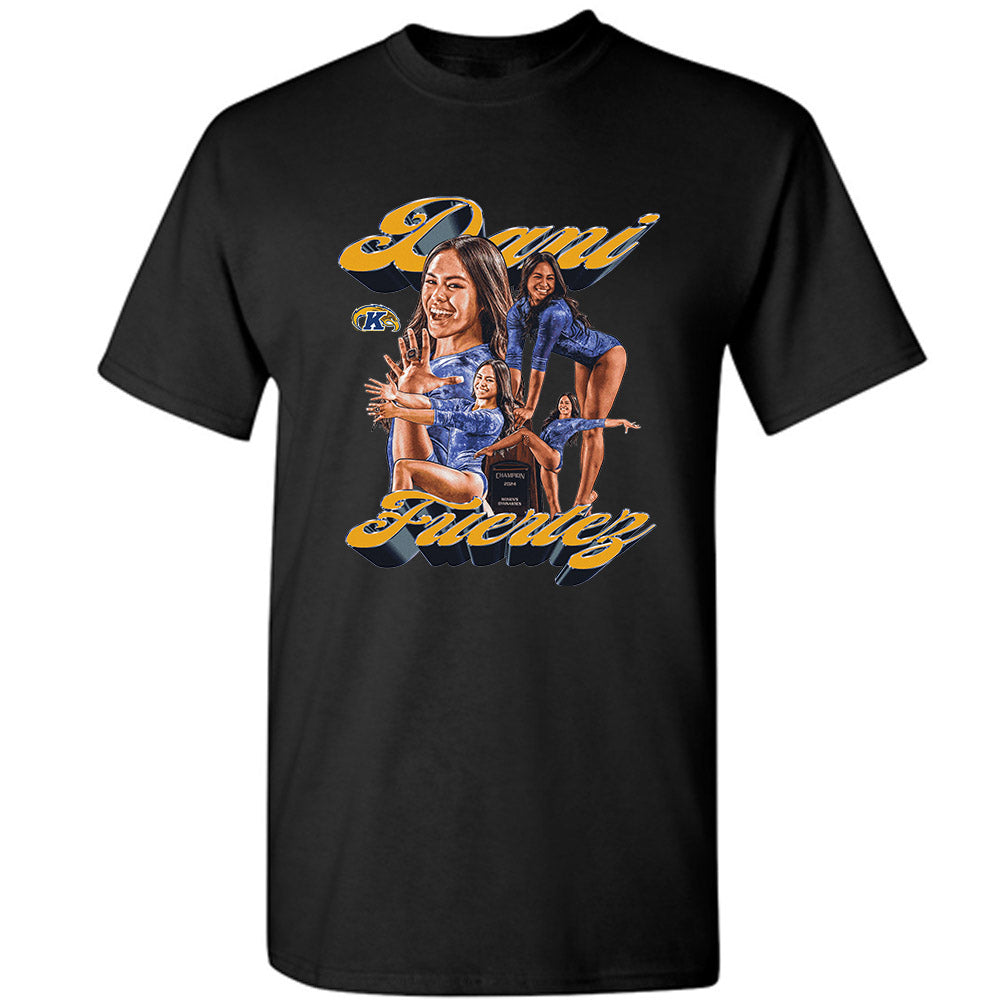 Kent State - NCAA Women's Gymnastics : Dani Fuertez - Player Collage T-Shirt-0
