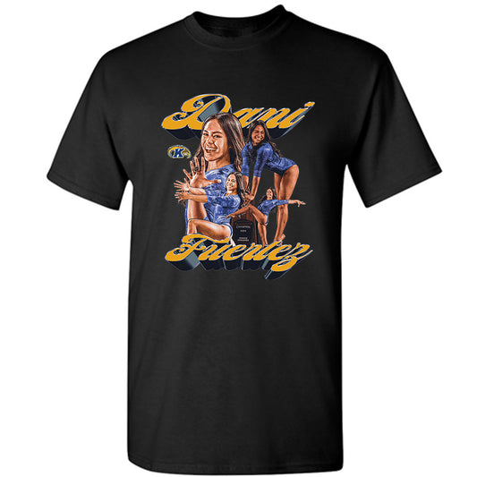 Kent State - NCAA Women's Gymnastics : Dani Fuertez - Player Collage T-Shirt-0