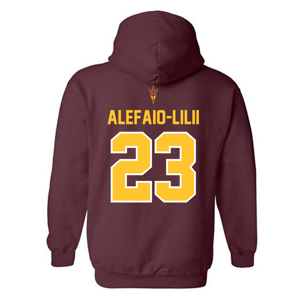 Arizona State - NCAA Football : Benjamin Alefaio-Lilii - Big12 Championship Hooded Sweatshirt-1