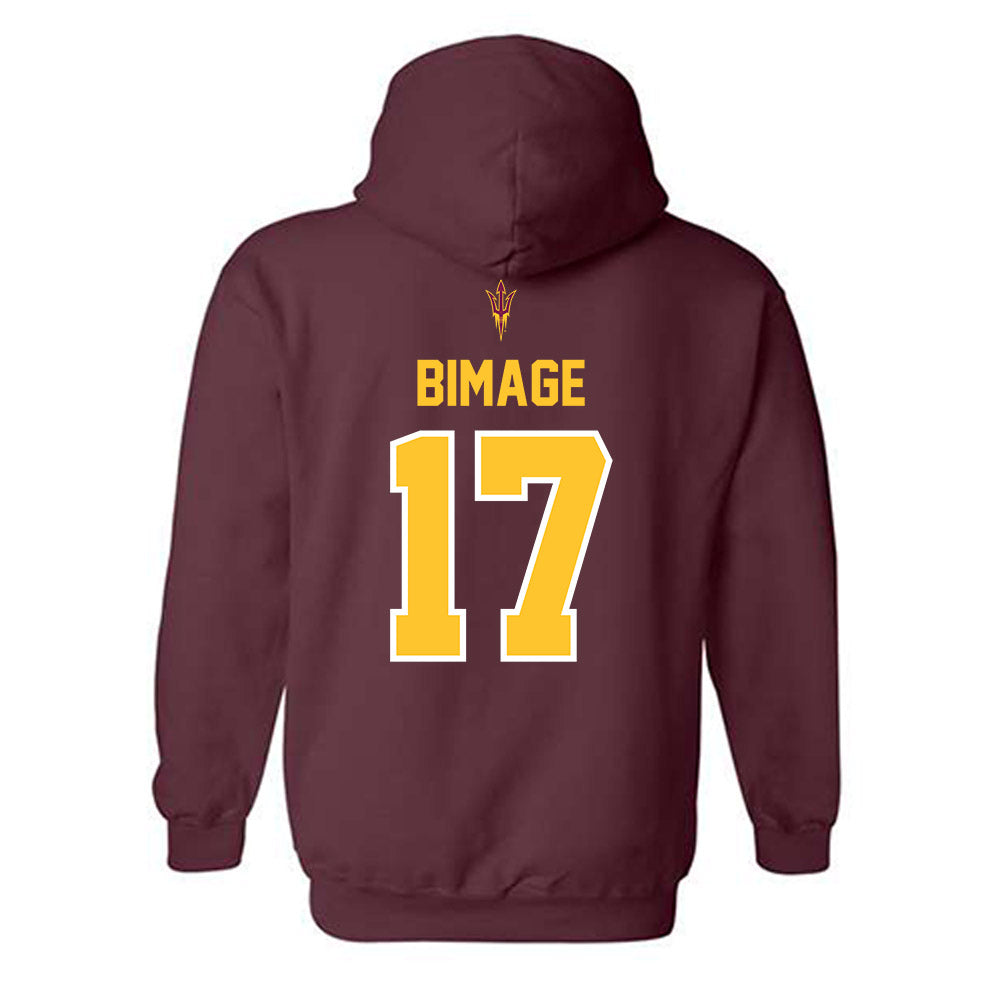 Arizona State - NCAA Football : Rodney Bimage - Big12 Championship Hooded Sweatshirt-1