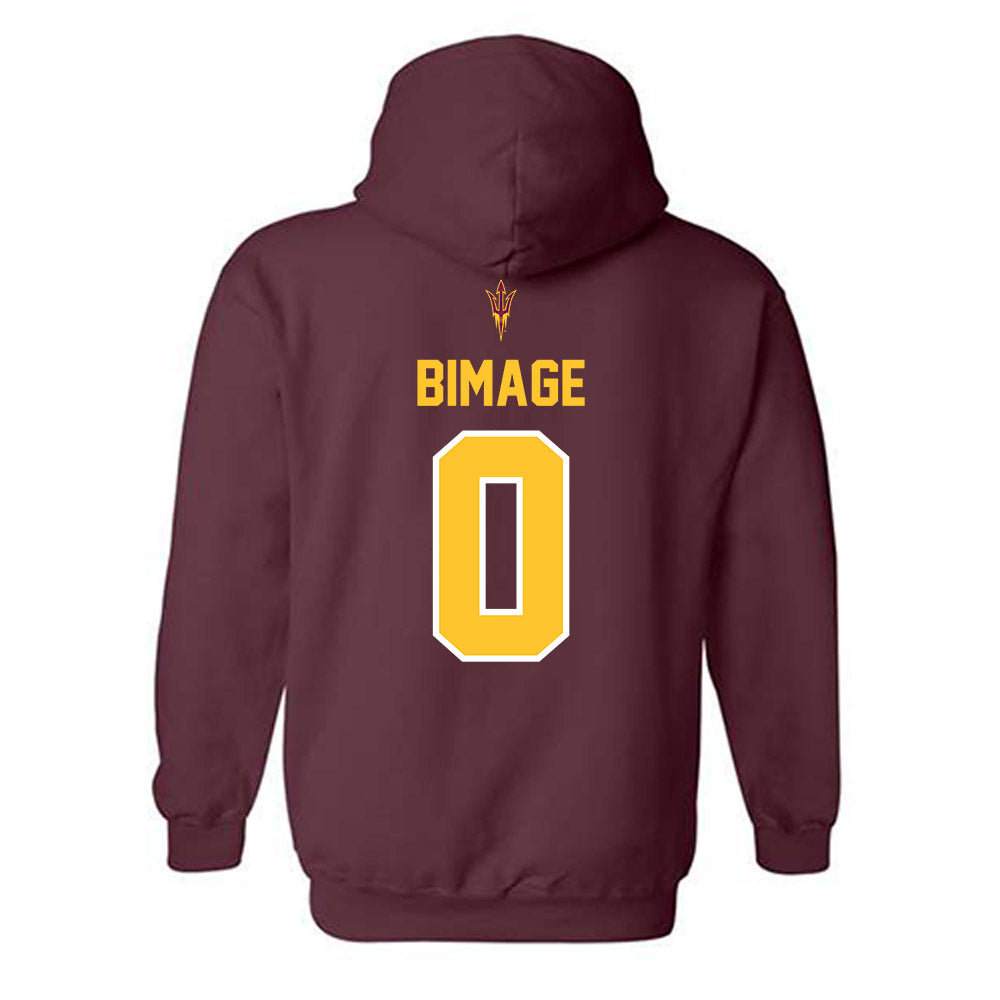 Arizona State - NCAA Football : Rodney Jr Bimage - Big12 Championship Hooded Sweatshirt-1