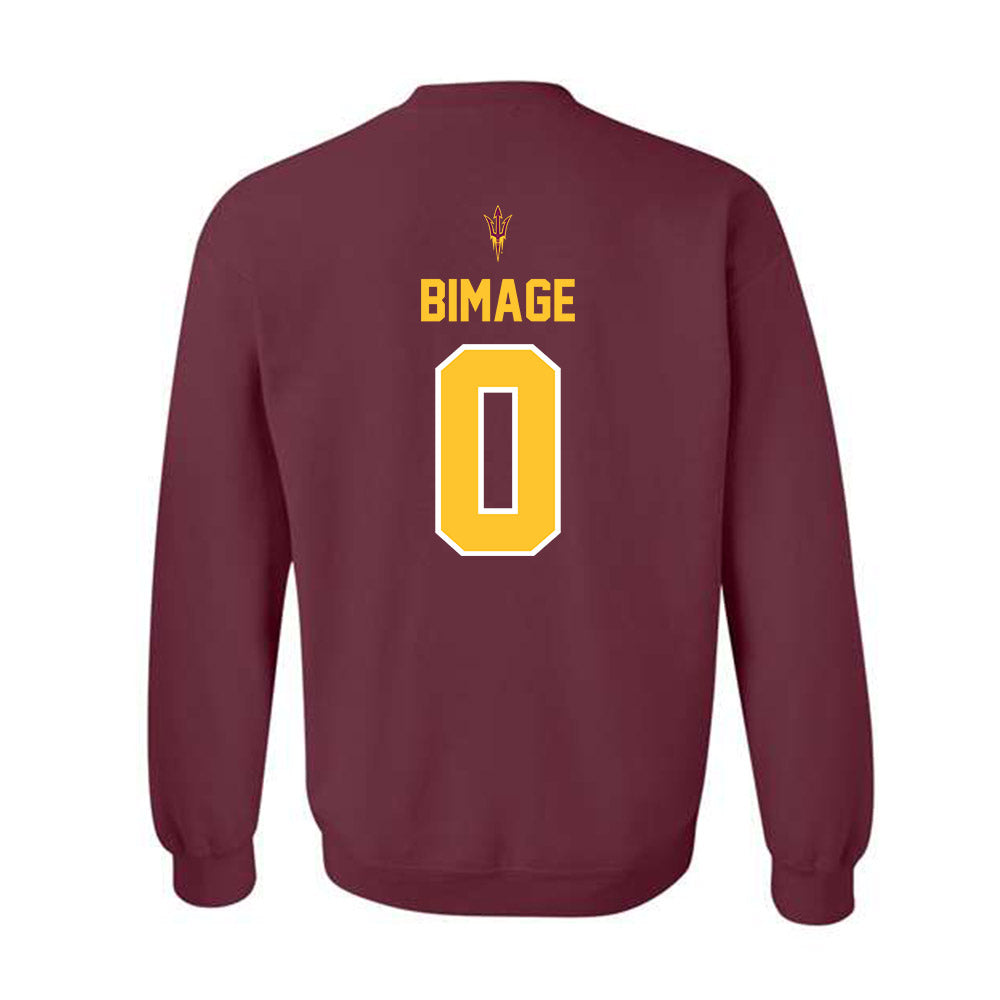 Arizona State - NCAA Football : Rodney Jr Bimage - Big12 Championship Crewneck Sweatshirt-1
