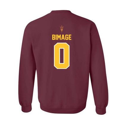 Arizona State - NCAA Football : Rodney Jr Bimage - Big12 Championship Crewneck Sweatshirt-1