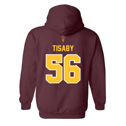 Arizona State - NCAA Football : Cortavious Tisaby - Big12 Championship Hooded Sweatshirt-1