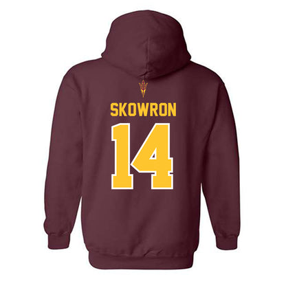 Arizona State - NCAA Football : Xavier Skowron - Big12 Championship Hooded Sweatshirt-1