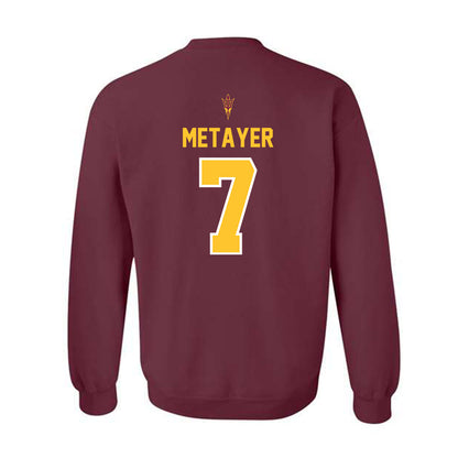 Arizona State - NCAA Football : Chamon Metayer - Big12 Championship Crewneck Sweatshirt-1