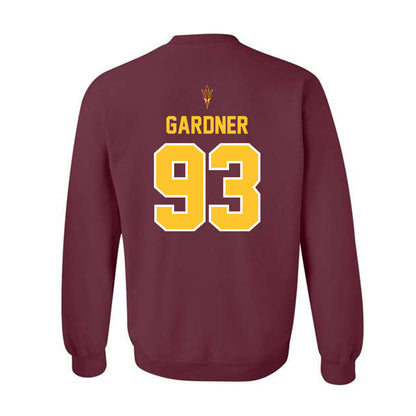 Arizona State - NCAA Football : My'Keil Gardner - Big12 Championship Crewneck Sweatshirt-1