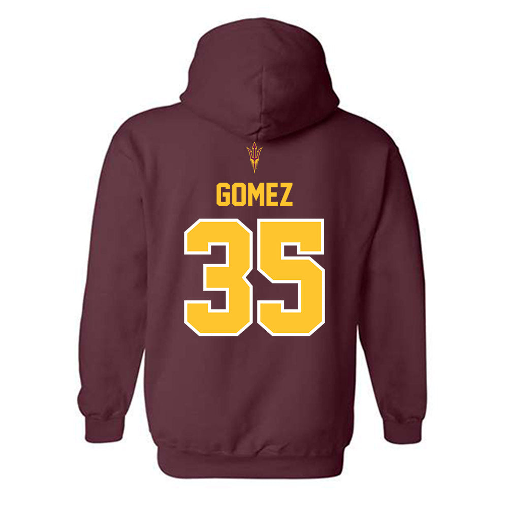 Arizona State - NCAA Football : Jesus Gomez - Big12 Championship Hooded Sweatshirt-1