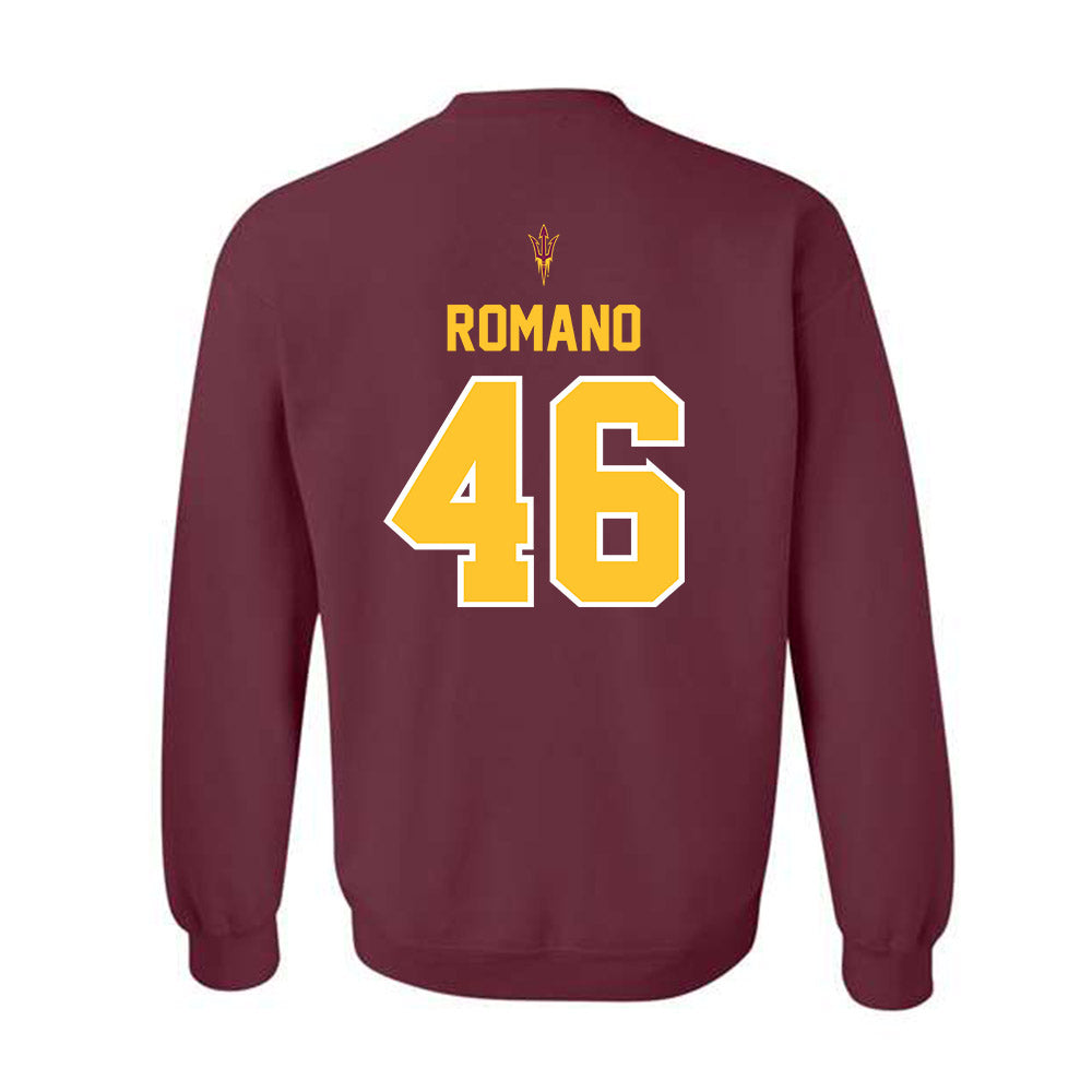 Arizona State - NCAA Football : Tommy Romano - Big12 Championship Crewneck Sweatshirt-1