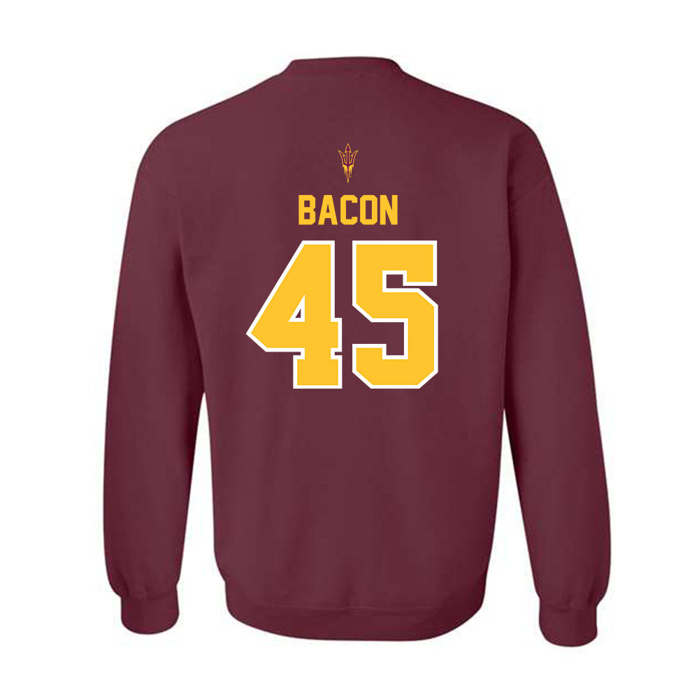 Arizona State - NCAA Football : Tristan Bacon - Big12 Championship Crewneck Sweatshirt-1