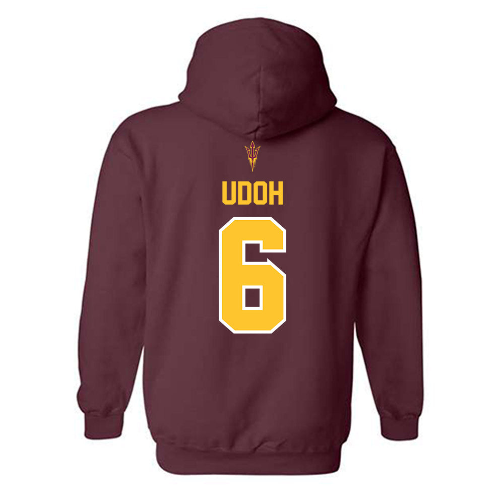 Arizona State - NCAA Football : Kanye Udoh - Big12 Championship Hooded Sweatshirt-1