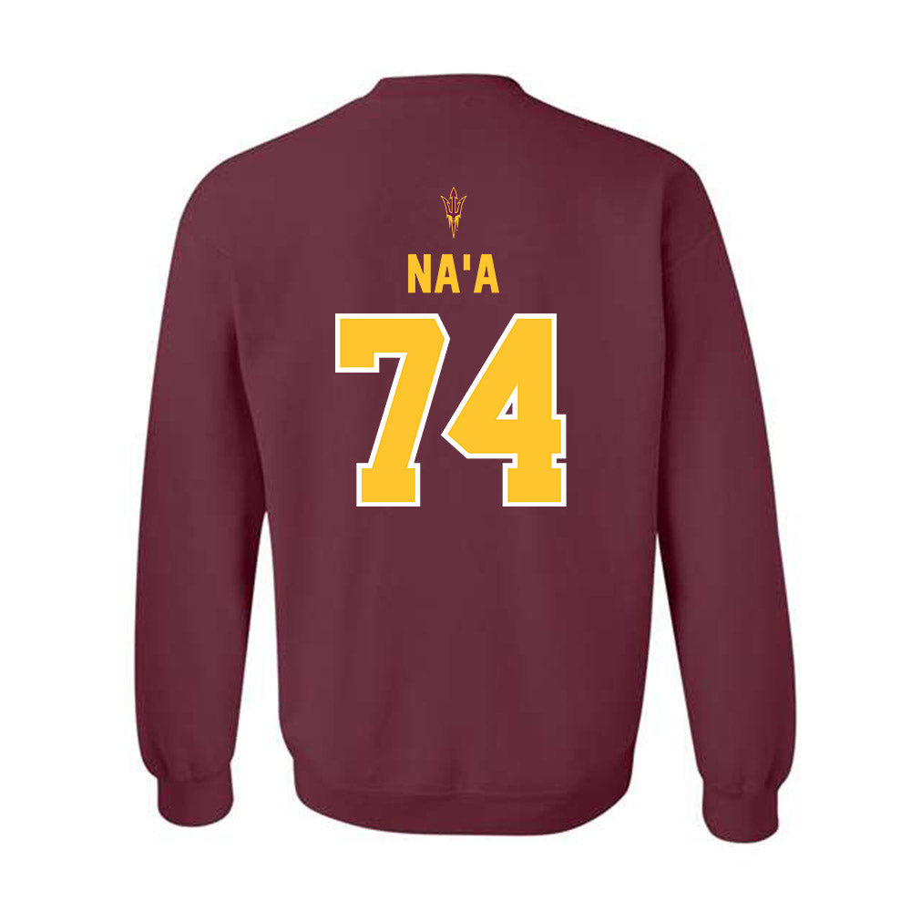 Arizona State - NCAA Football : Sean Na'a - Big12 Championship Crewneck Sweatshirt-1