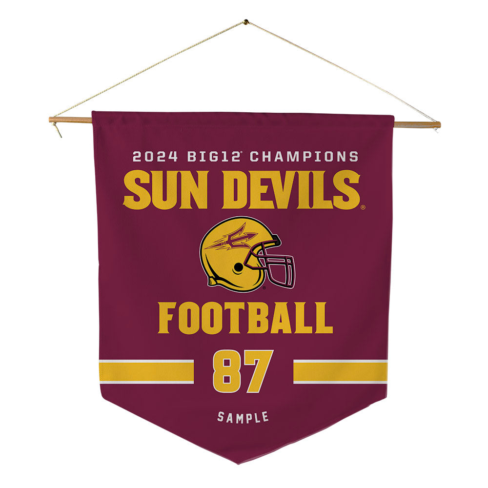 Arizona State - NCAA Football : Zechariah Sample - Big12 Pennant - 18" x 21"-0