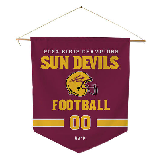 Arizona State - NCAA Football : Sean Na'a - Big12 Pennant - 18" x 21"-0