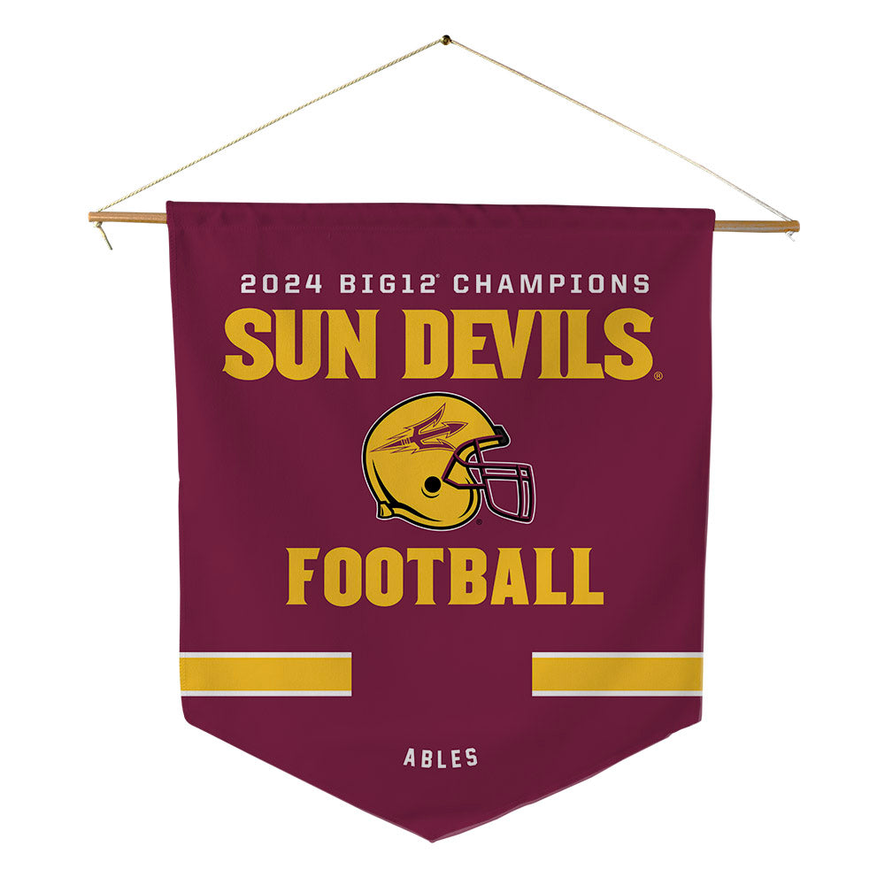 Arizona State - NCAA Football : Chance Ables - Big12 Pennant - 18" x 21"-0