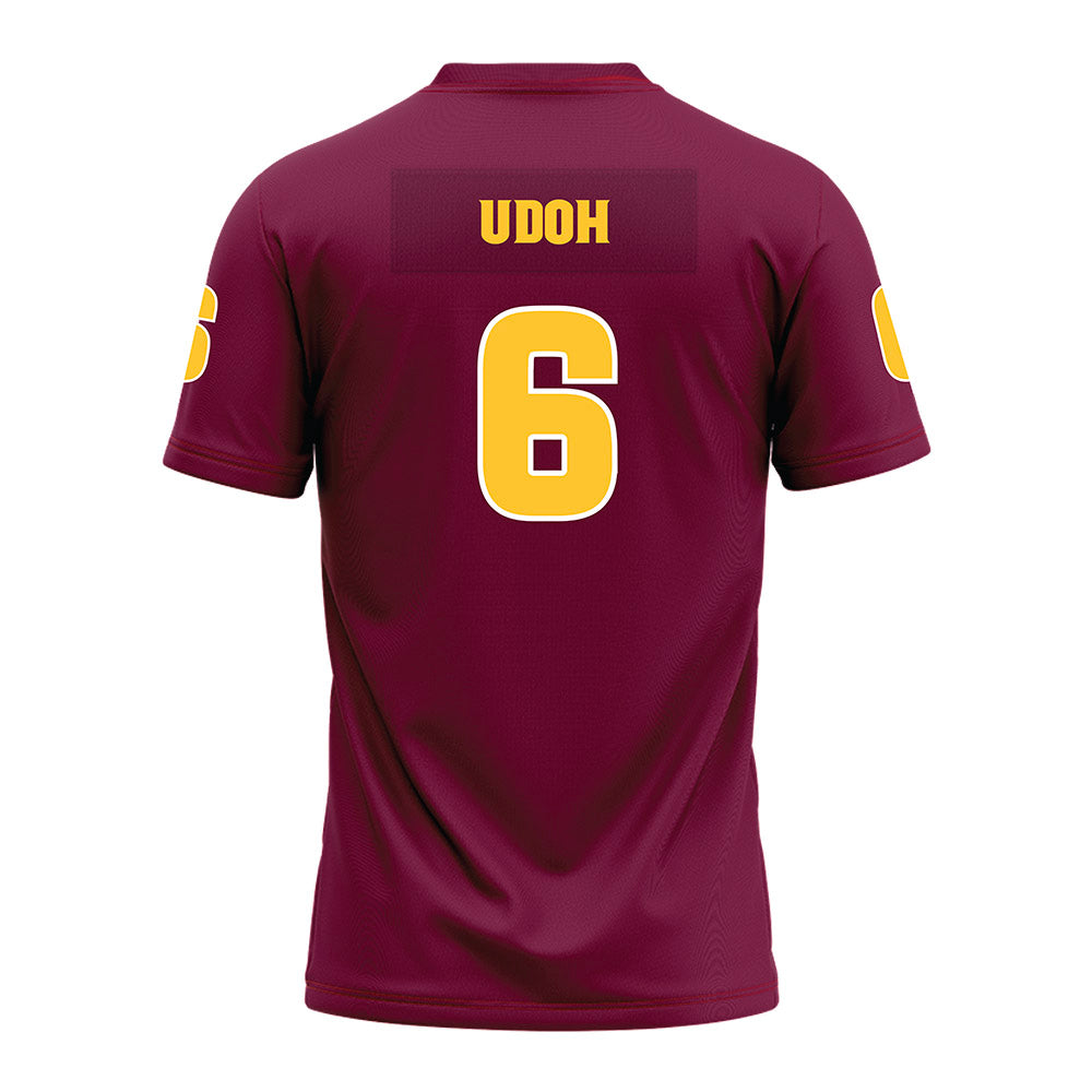 Arizona State - NCAA Football : Kanye Udoh - Big12 Maroon Premium Football Jersey-1