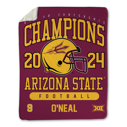 Arizona State - NCAA Football : Elijah O'Neal - Big12 Blanket-0