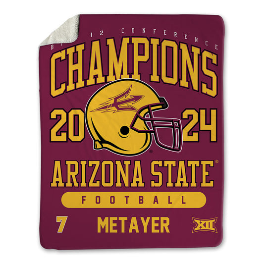 Arizona State - NCAA Football : Chamon Metayer - Big12 Blanket-0