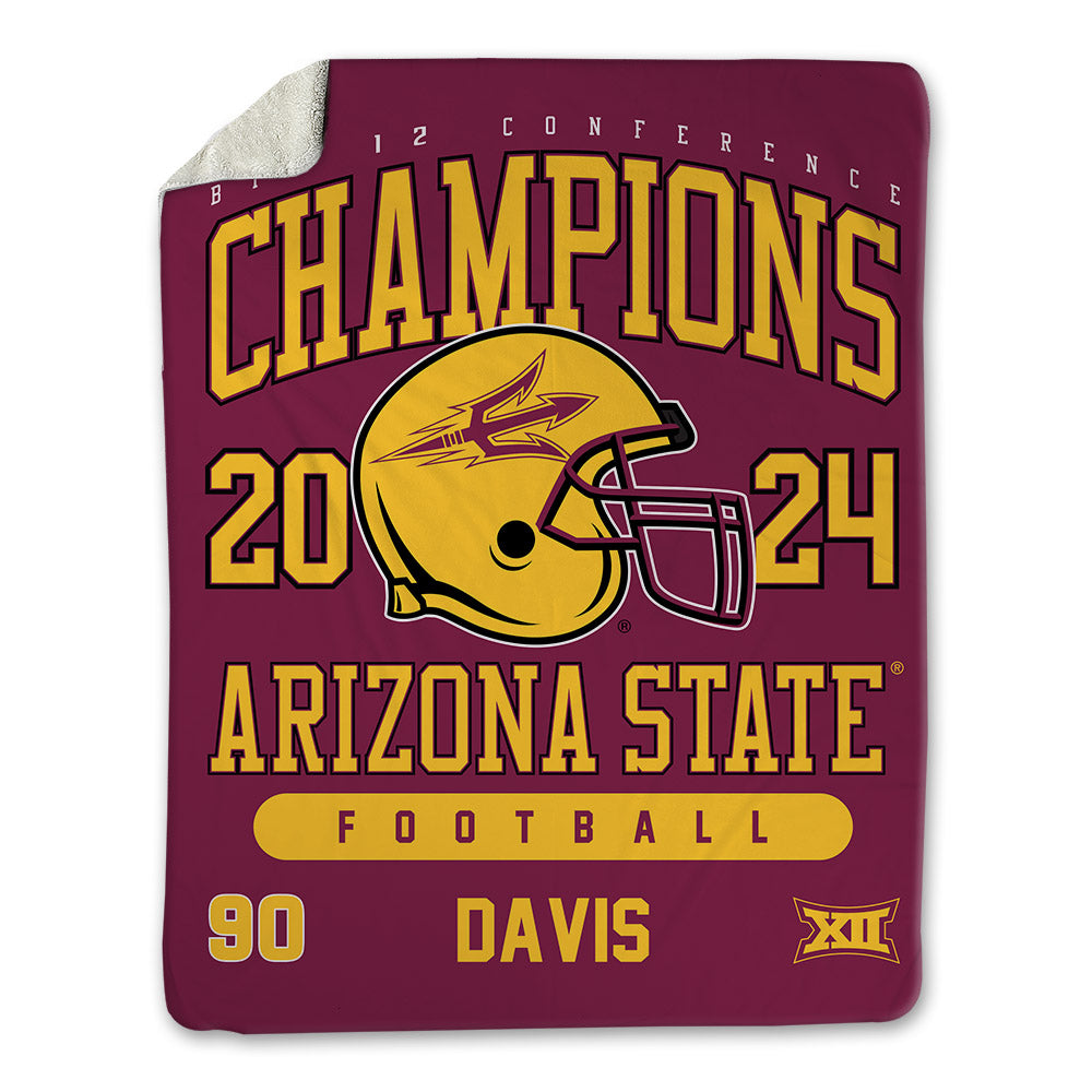 Arizona State - NCAA Football : Cade Davis - Big12 Blanket-0