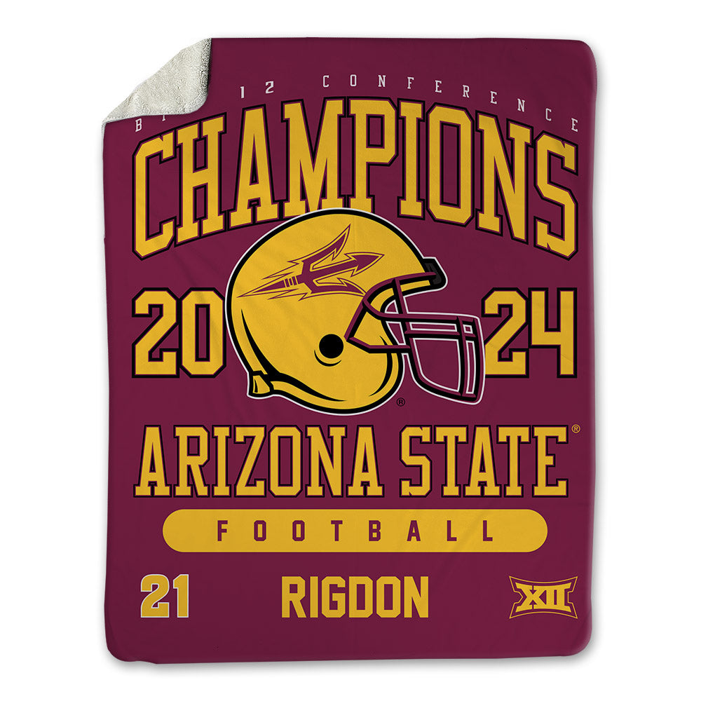 Arizona State - NCAA Football : Grayson Rigdon - Big12 Blanket-0