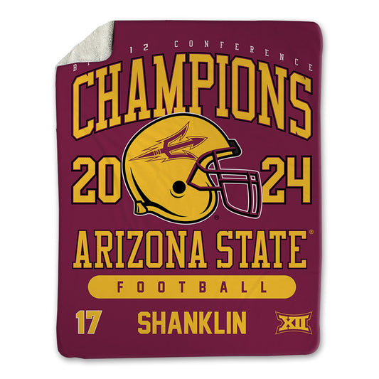 Arizona State - NCAA Football : Joshua Shanklin - Big12 Blanket-0