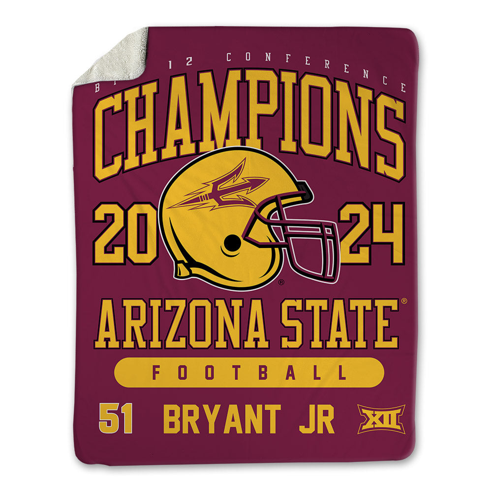 Arizona State - NCAA Football : Desean Bryant Jr - Big12 Blanket-0