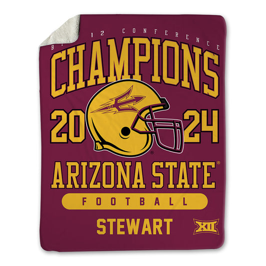 Arizona State - NCAA Football : Maki Stewart - Big12 Blanket-0