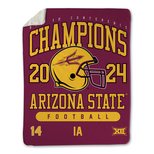 Arizona State - NCAA Football : Aaron Ia - Big12 Blanket-0
