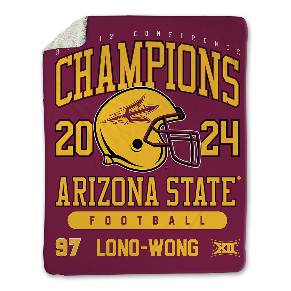 Arizona State - NCAA Football : Blazen Lono-Wong - Big12 Blanket-0