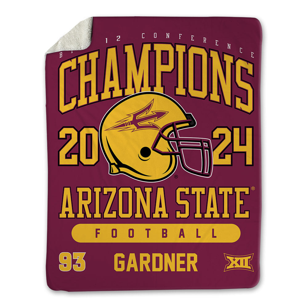 Arizona State - NCAA Football : My'Keil Gardner - Big12 Blanket-0