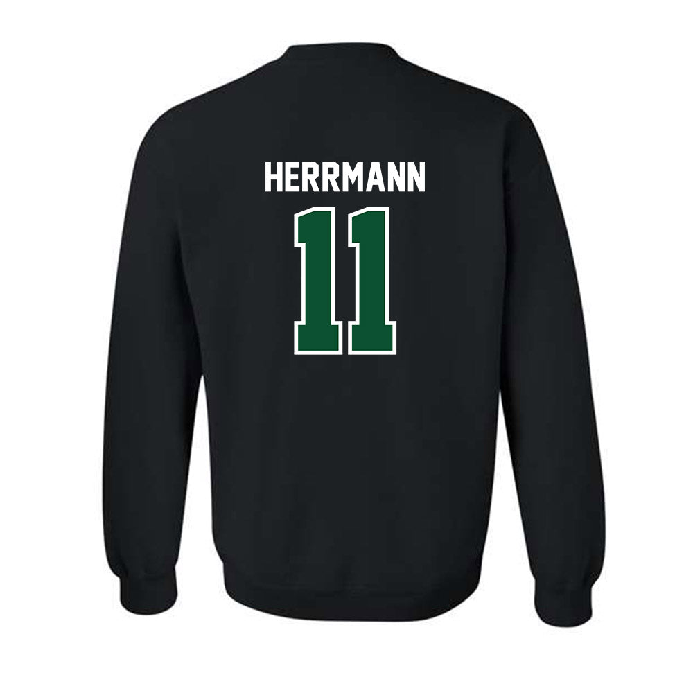 Ohio - NCAA Football : Evan Herrmann - MAC Championship Crewneck Sweatshirt-1