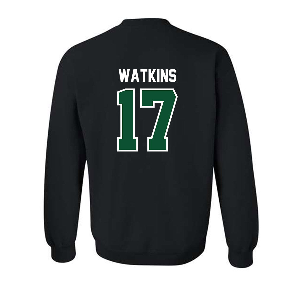 Ohio - NCAA Football : Juan Watkins - MAC Championship Crewneck Sweatshirt-1