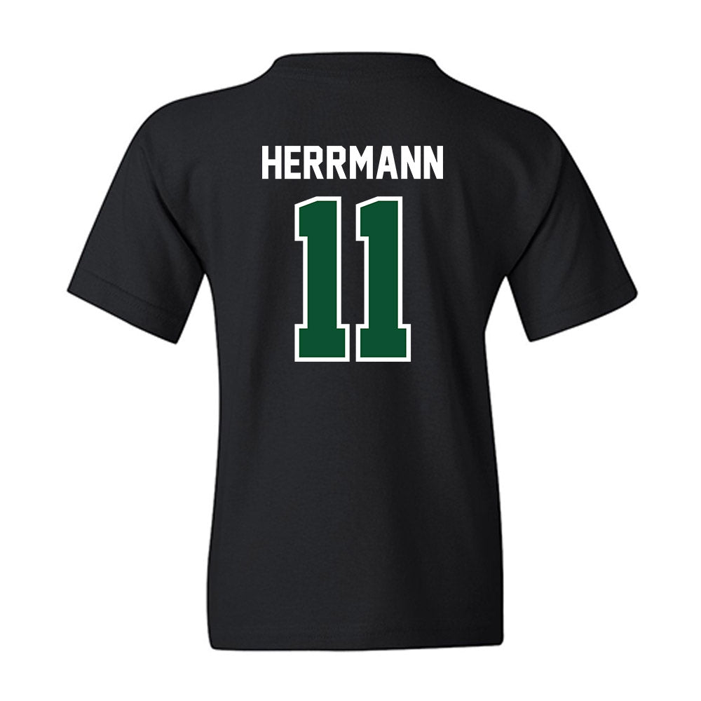 Ohio - NCAA Football : Evan Herrmann - MAC Championship Youth T-Shirt-1