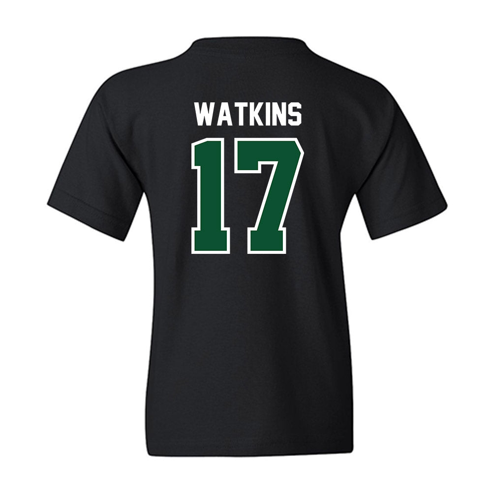 Ohio - NCAA Football : Juan Watkins - MAC Championship Youth T-Shirt-1