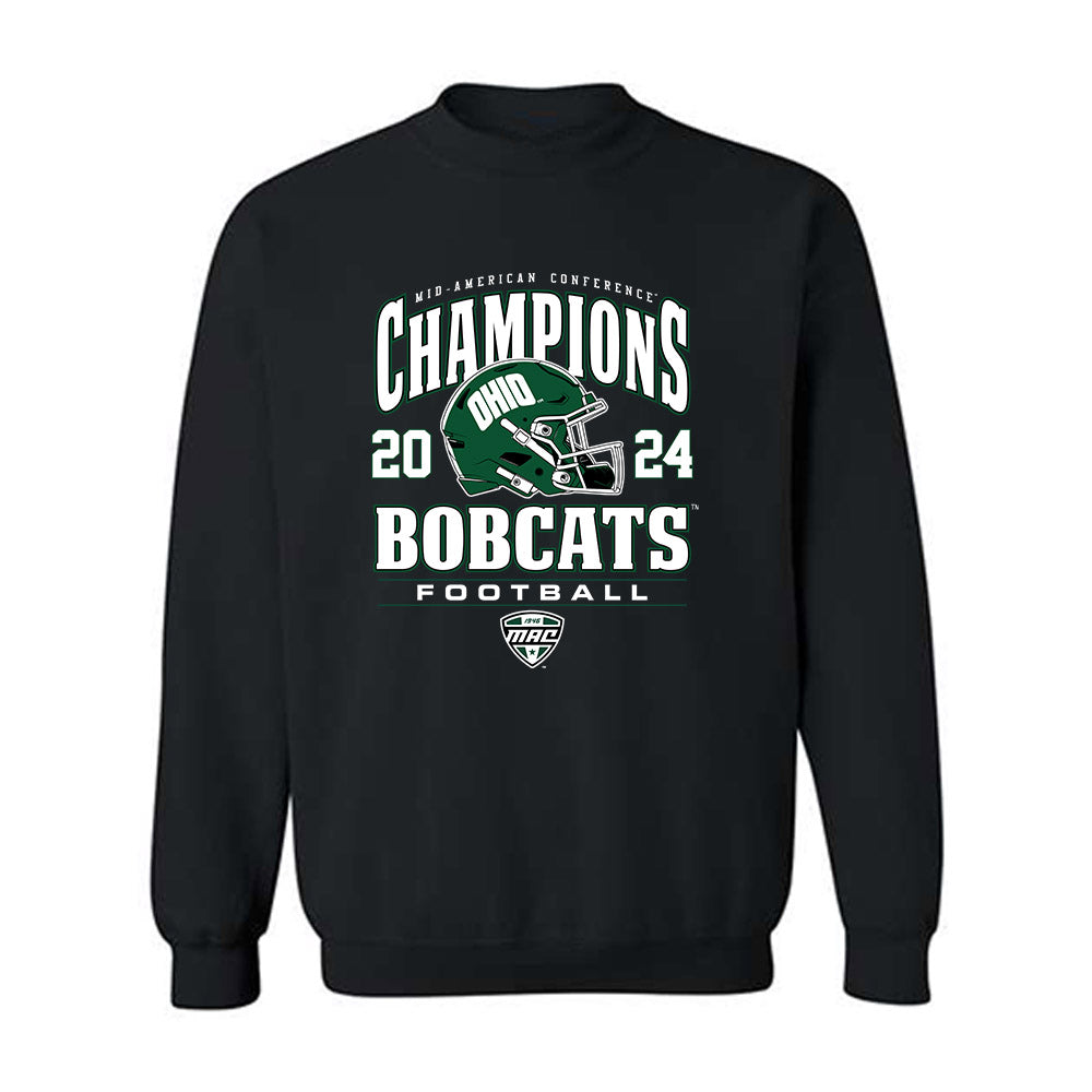 Ohio - NCAA Football : Tigana Cisse - MAC Championship Crewneck Sweatshirt-0