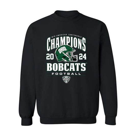 Ohio - NCAA Football : Nehemiah Dukes - MAC Championship Crewneck Sweatshirt-0