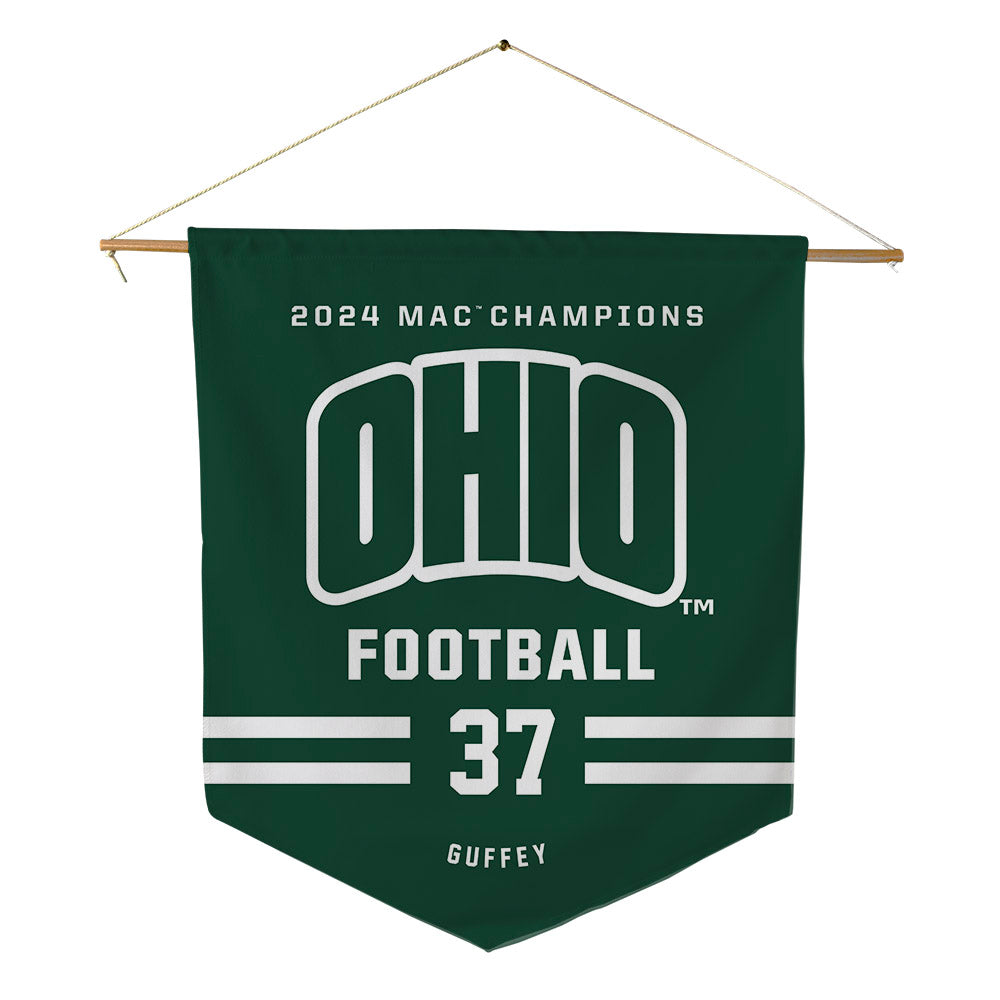 Ohio - NCAA Football : Blake Guffey - MAC Pennant - 18" x 21"-0