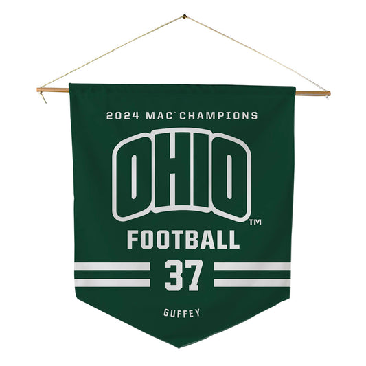 Ohio - NCAA Football : Blake Guffey - MAC Pennant - 18" x 21"-0