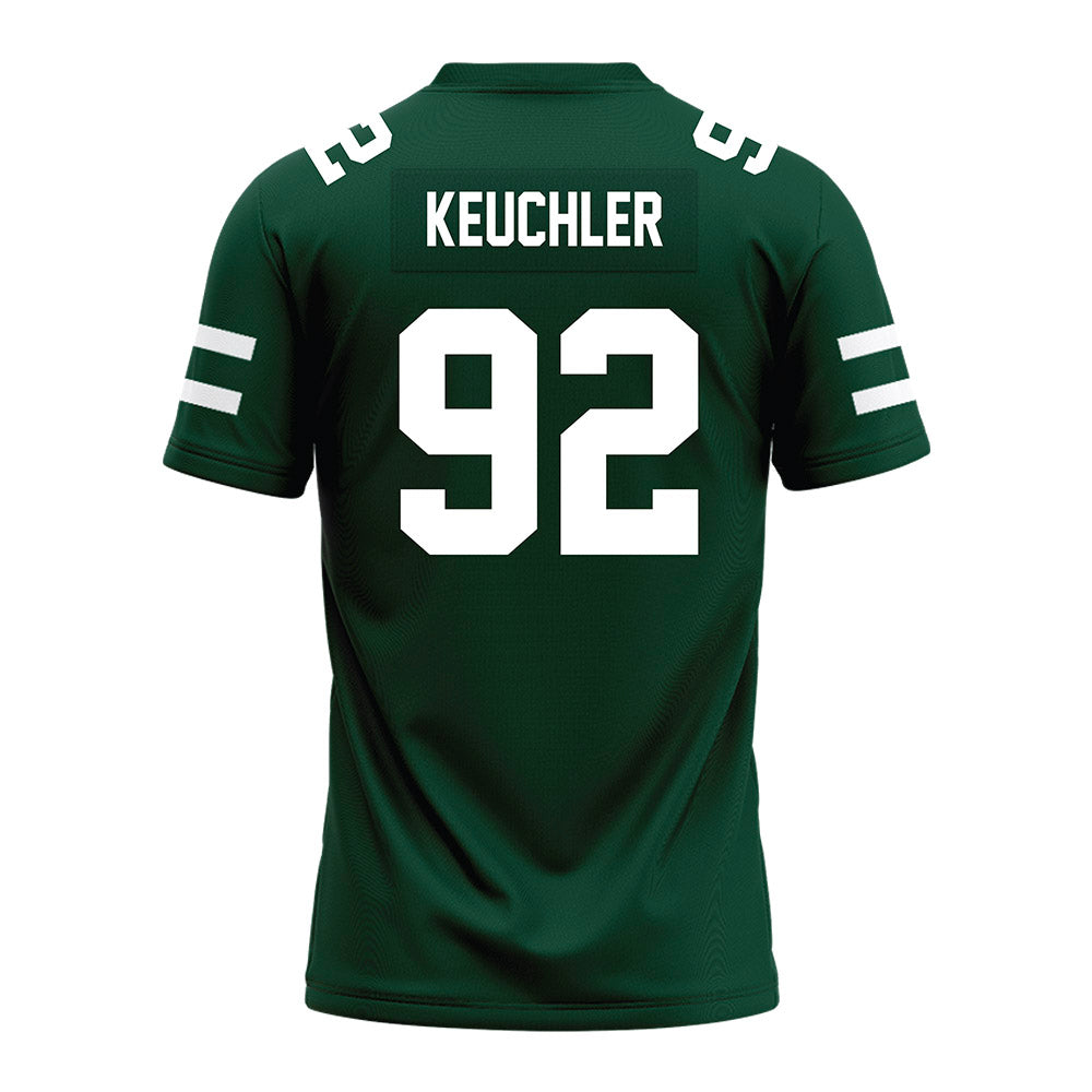 Ohio - NCAA Football : Robert Keuchler - MAC Green Premium Football Jersey-1