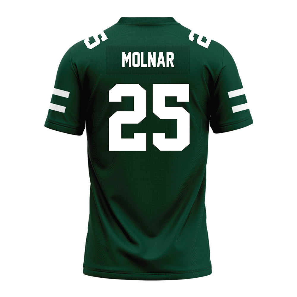 Ohio - NCAA Football : Michael Molnar - MAC Green Premium Football Jersey-1
