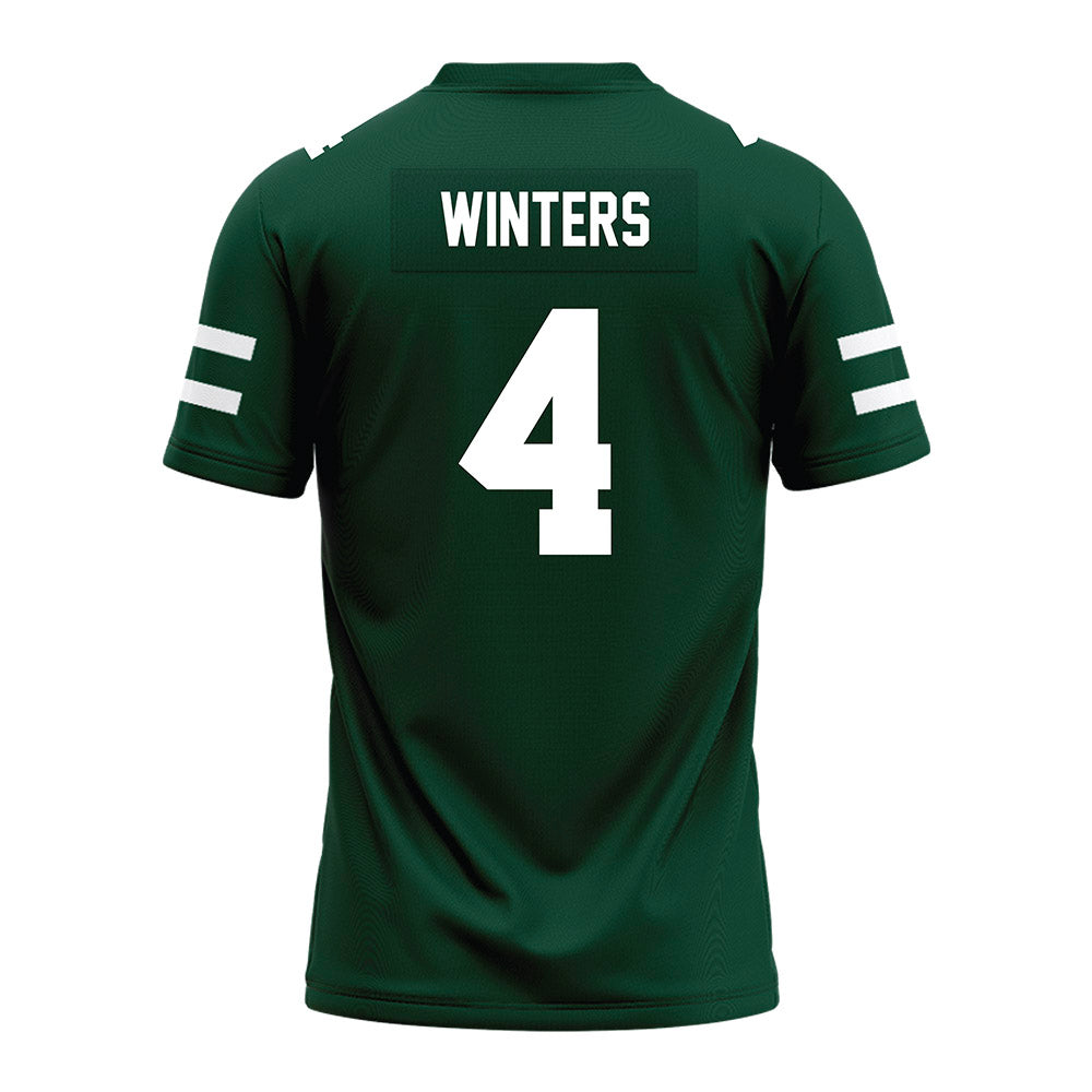 Ohio - NCAA Football : Jacob Winters - MAC Green Premium Football Jersey-1