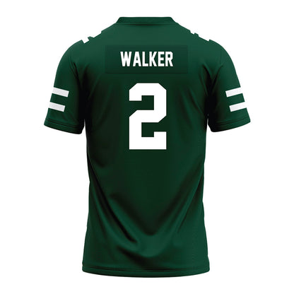 Ohio - NCAA Football : DJ Walker - MAC Green Premium Football Jersey-1